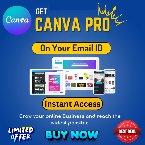 Canva Pro 1 Year Activation